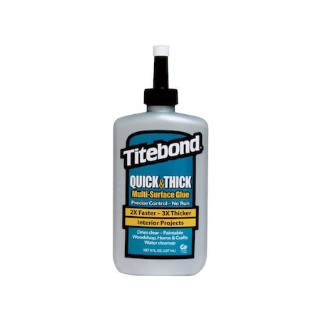 Titebond Titebond Quick & Thick High Strength White Glue 8 oz 2403